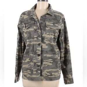 NWOT Sanctuary Camo Jacket Utility Military Army Cotton Outerwear